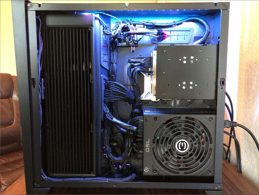 Not afraid to show the wiring. I dont see much of the wiring in most build pics?