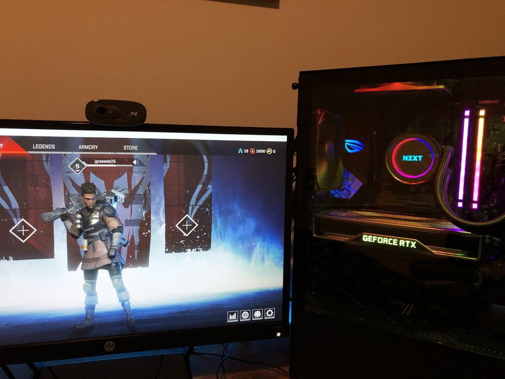 Apex legends gaming on the new build