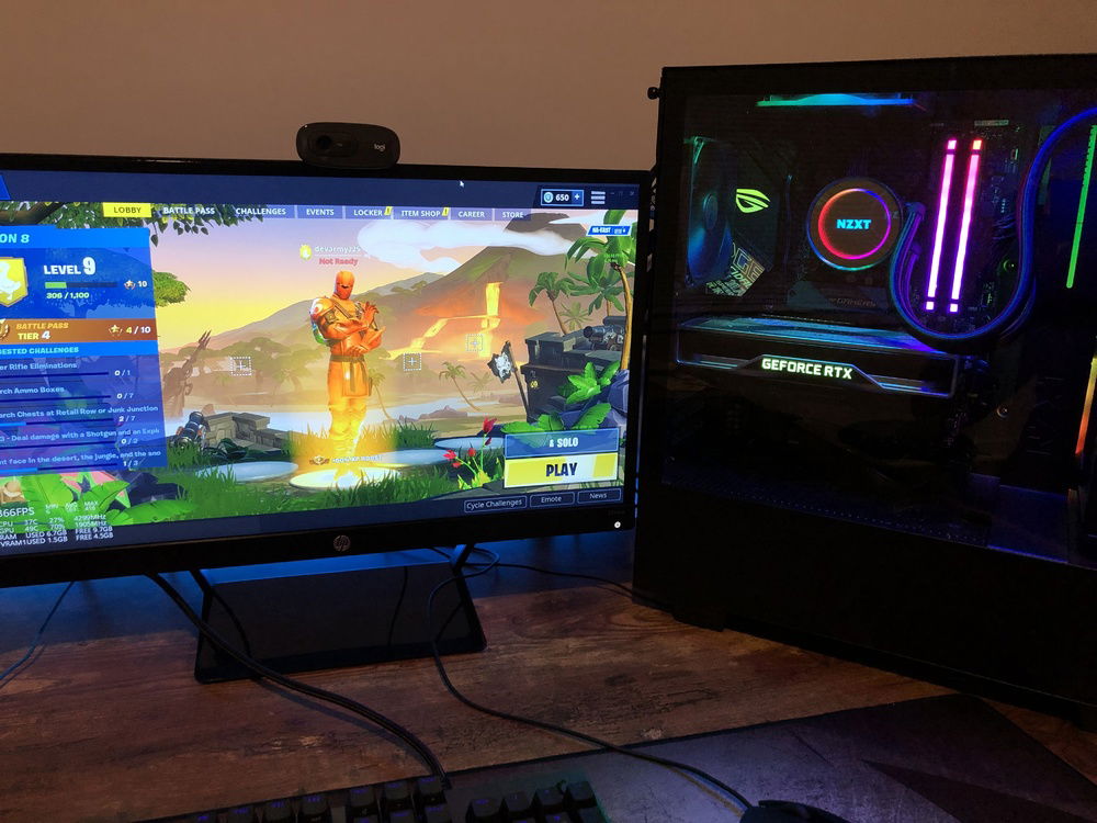 Fortnite on the new build