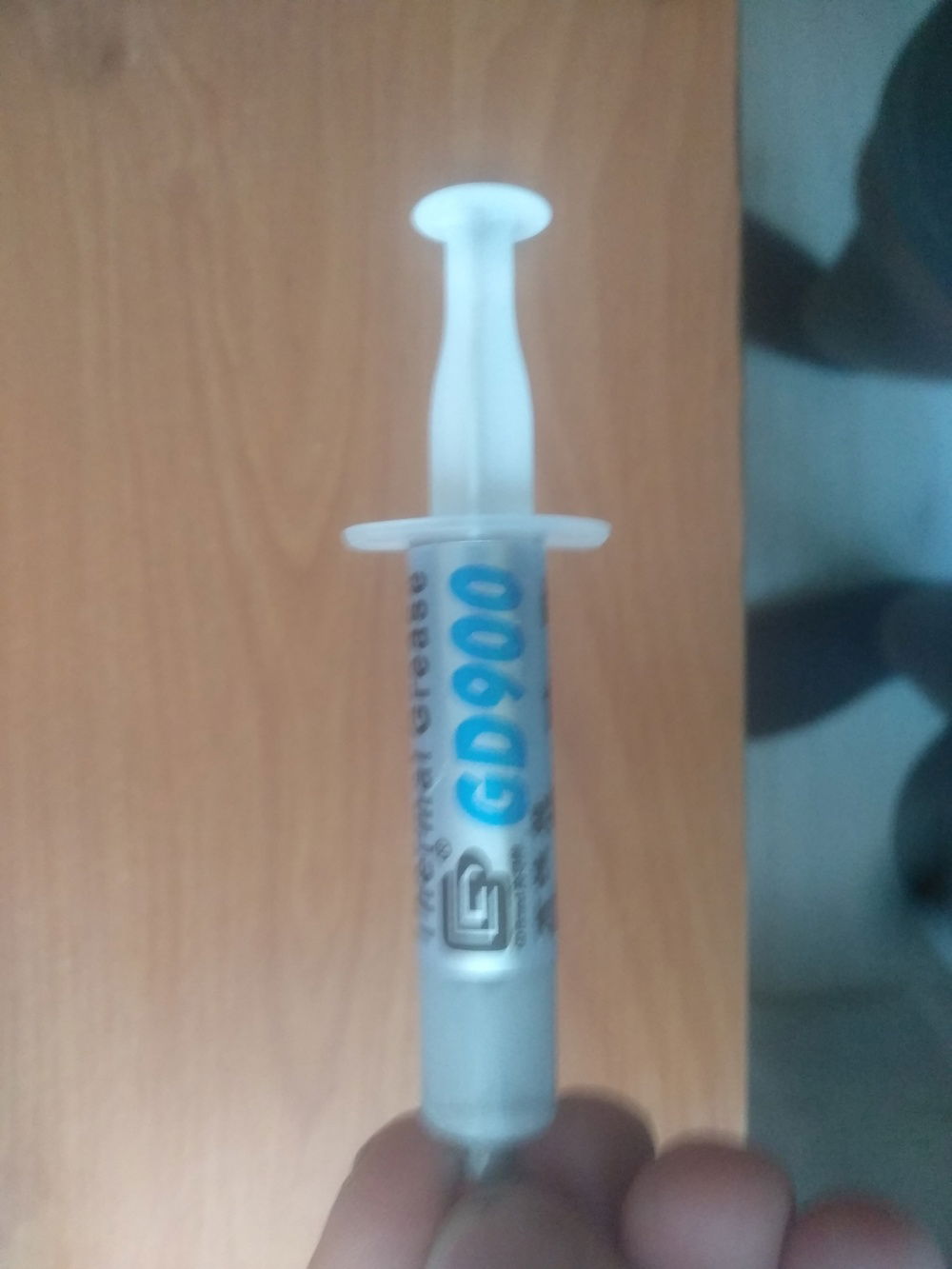 The thermal paste i used