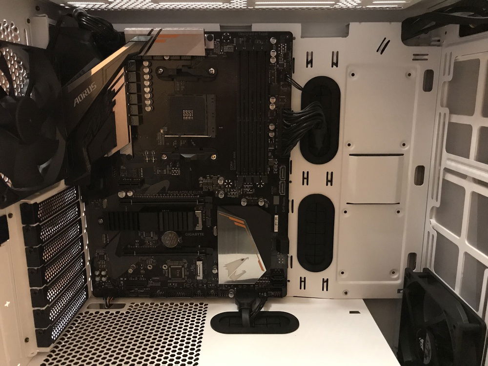 I would like to go for custom water cooling, but I’m really scared of doing it.