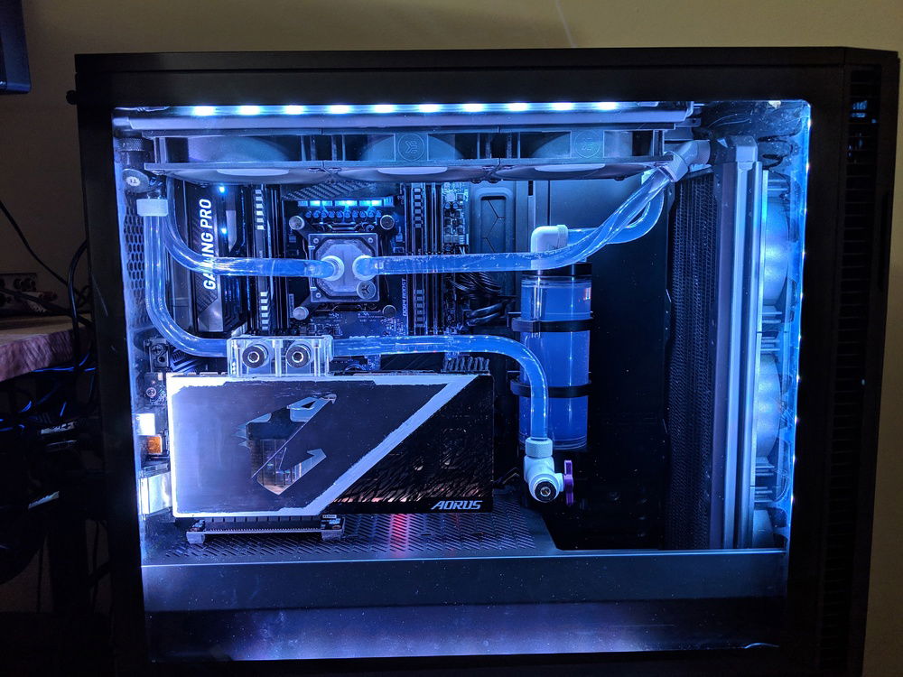 final result with leds synced up