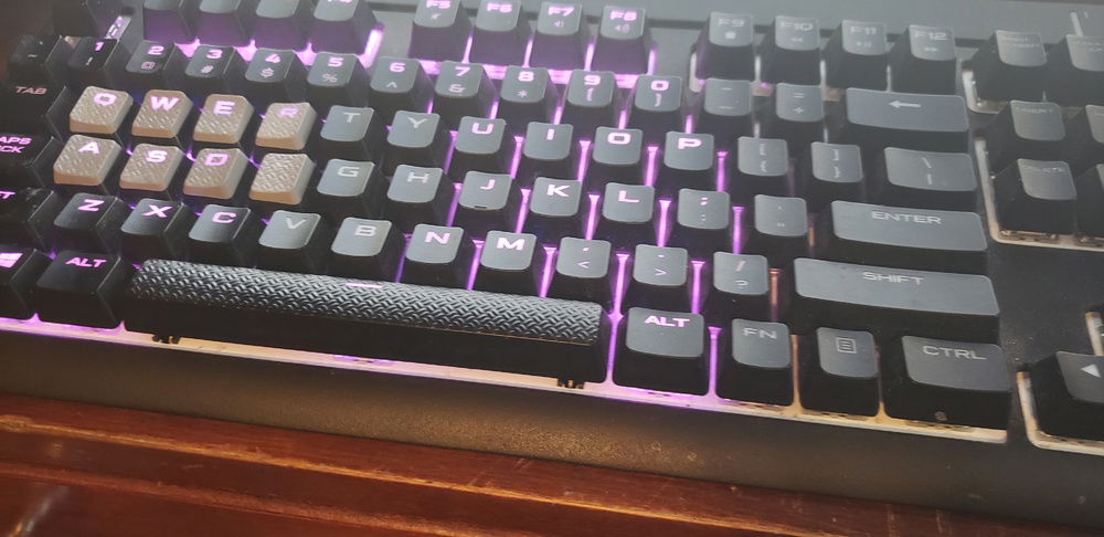 I have my keyboard set to ripple effect on each key touch