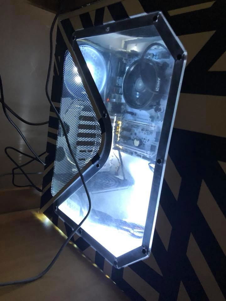 with lighting white finished