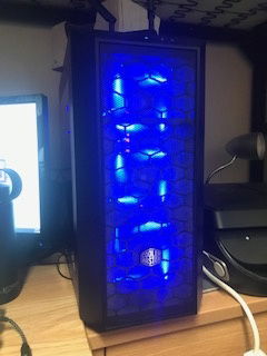 The front of the build