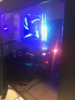 The side of the build