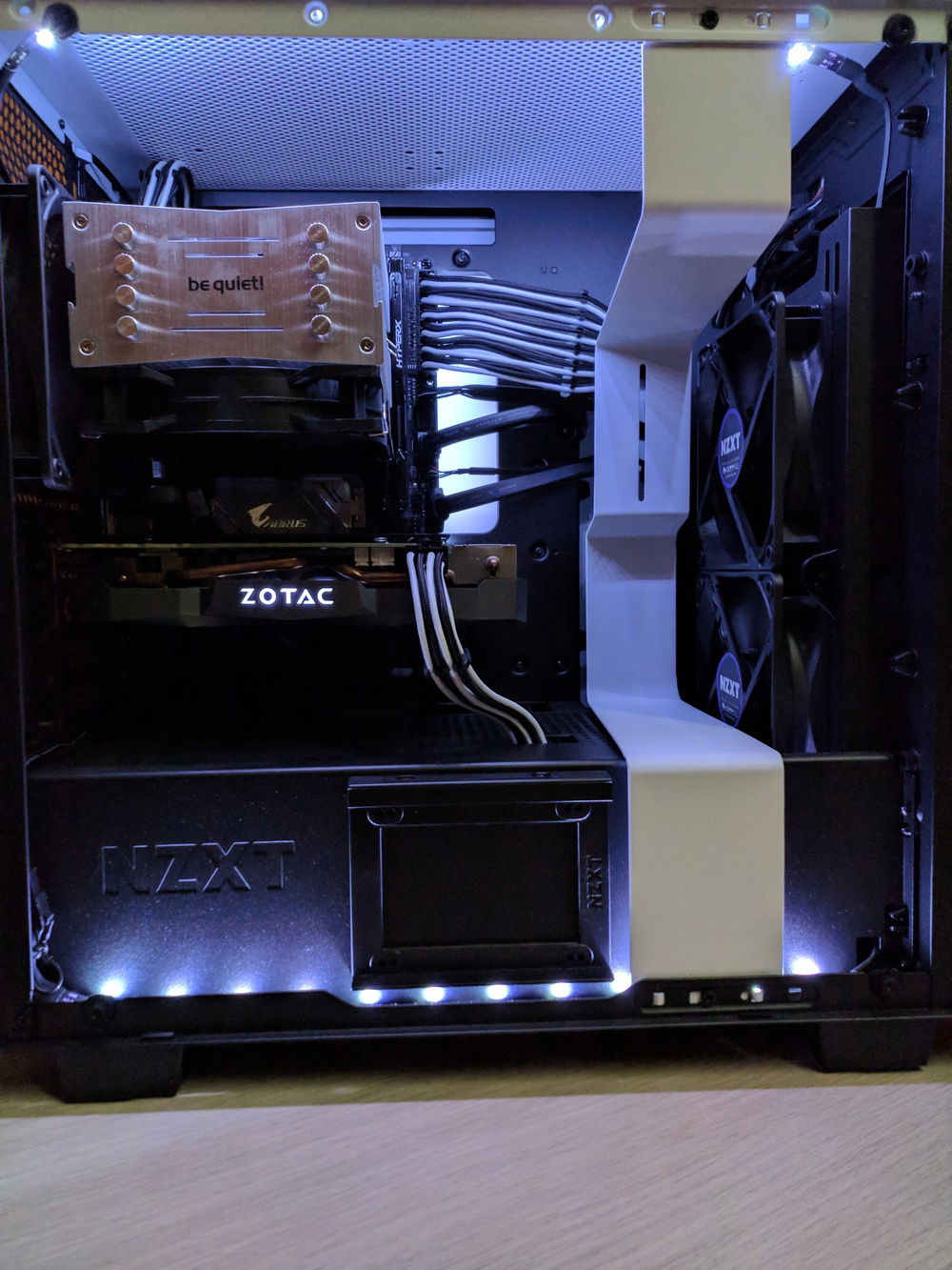 Without side panel and white LED