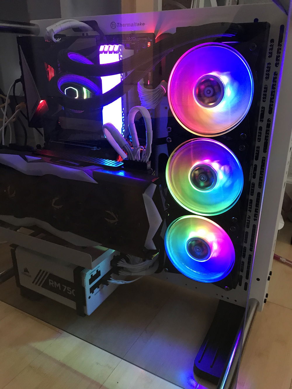 sideish w/ 2080ti