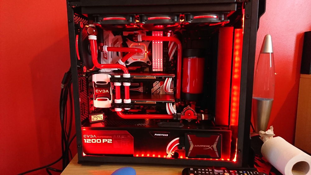 Previous vivid red liquid