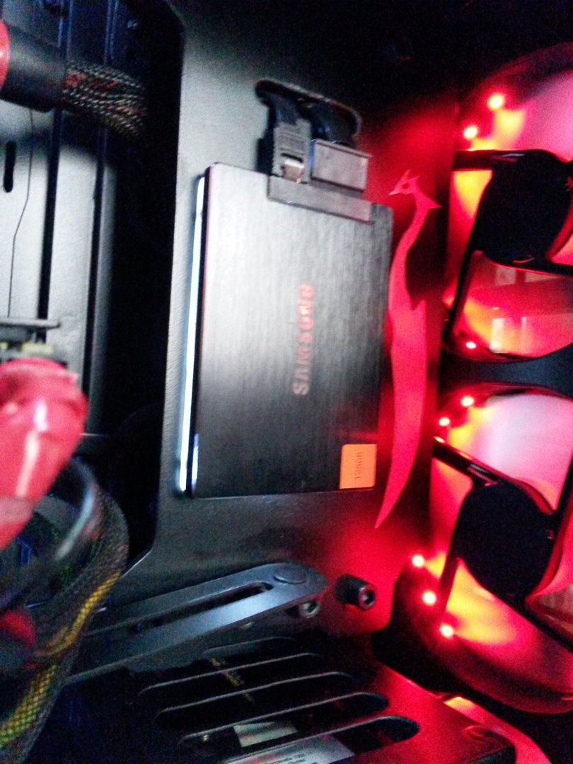 Diy SSD vertical bracket