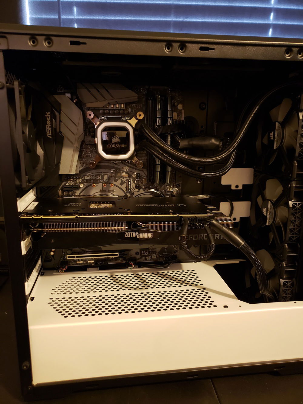 Once everything was all put in.