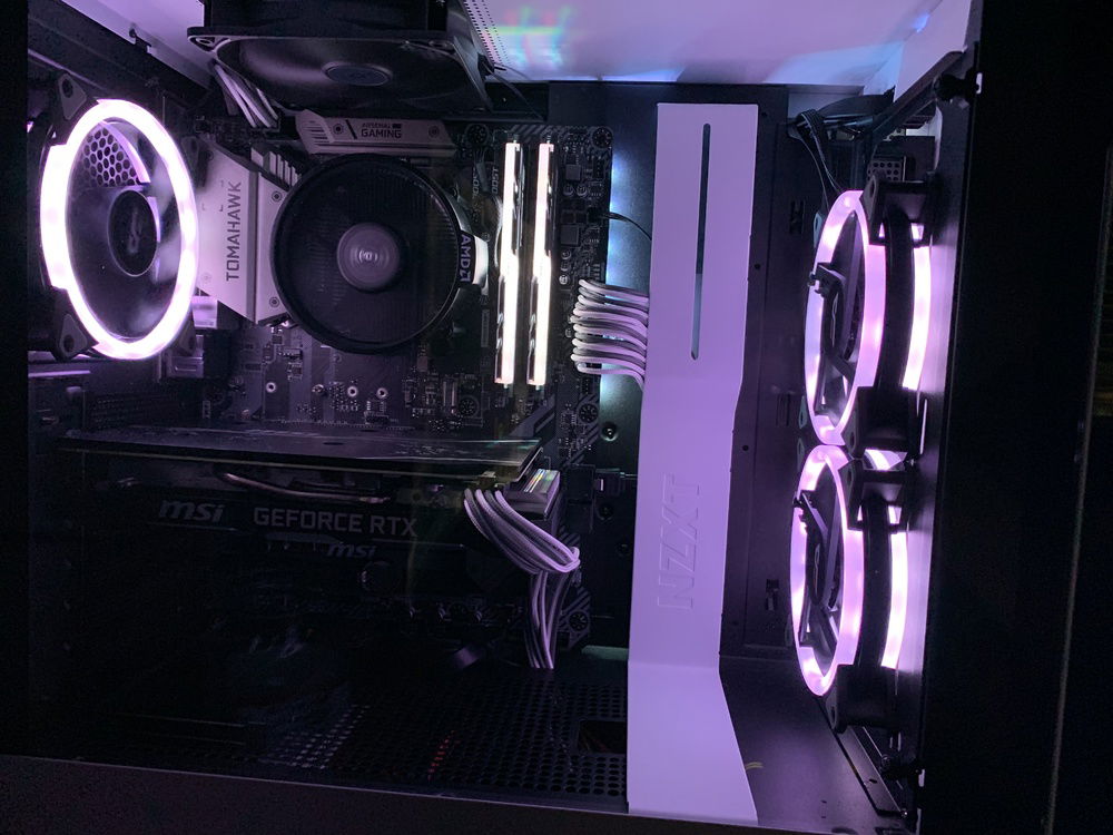 White lights for crisp frame rates
