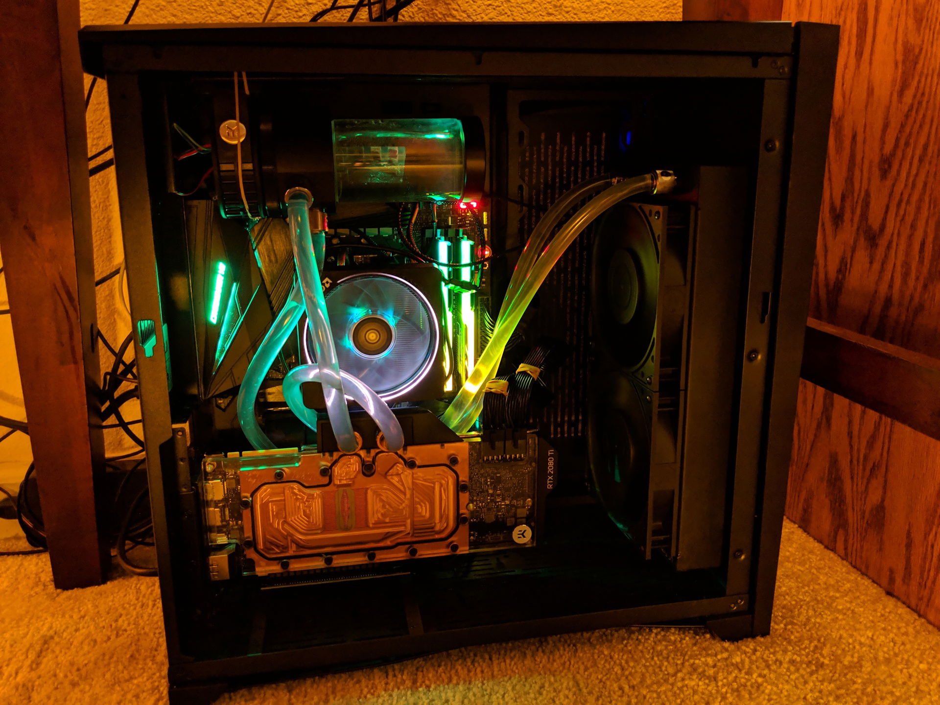"Muad'Dib"/Lian Li PCO11 Watercooling Build Copper/Blues » builds.gg