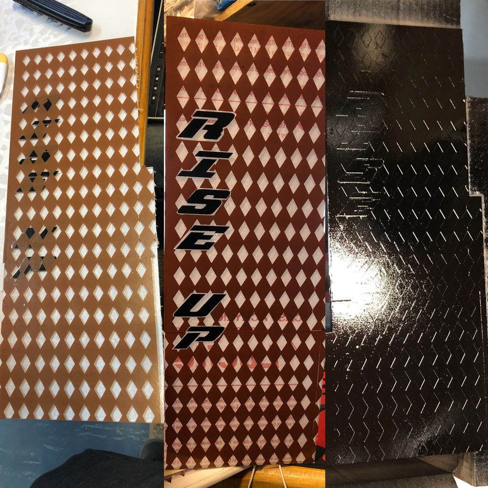 Before photos leading up to painting