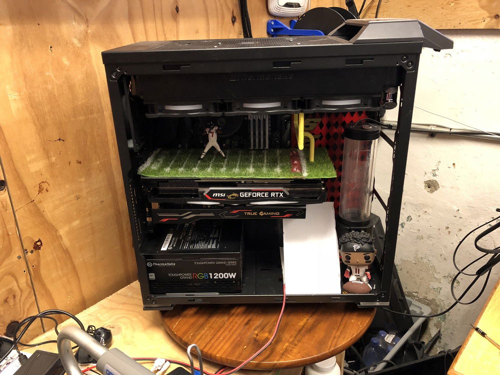 Backplate installed into build.