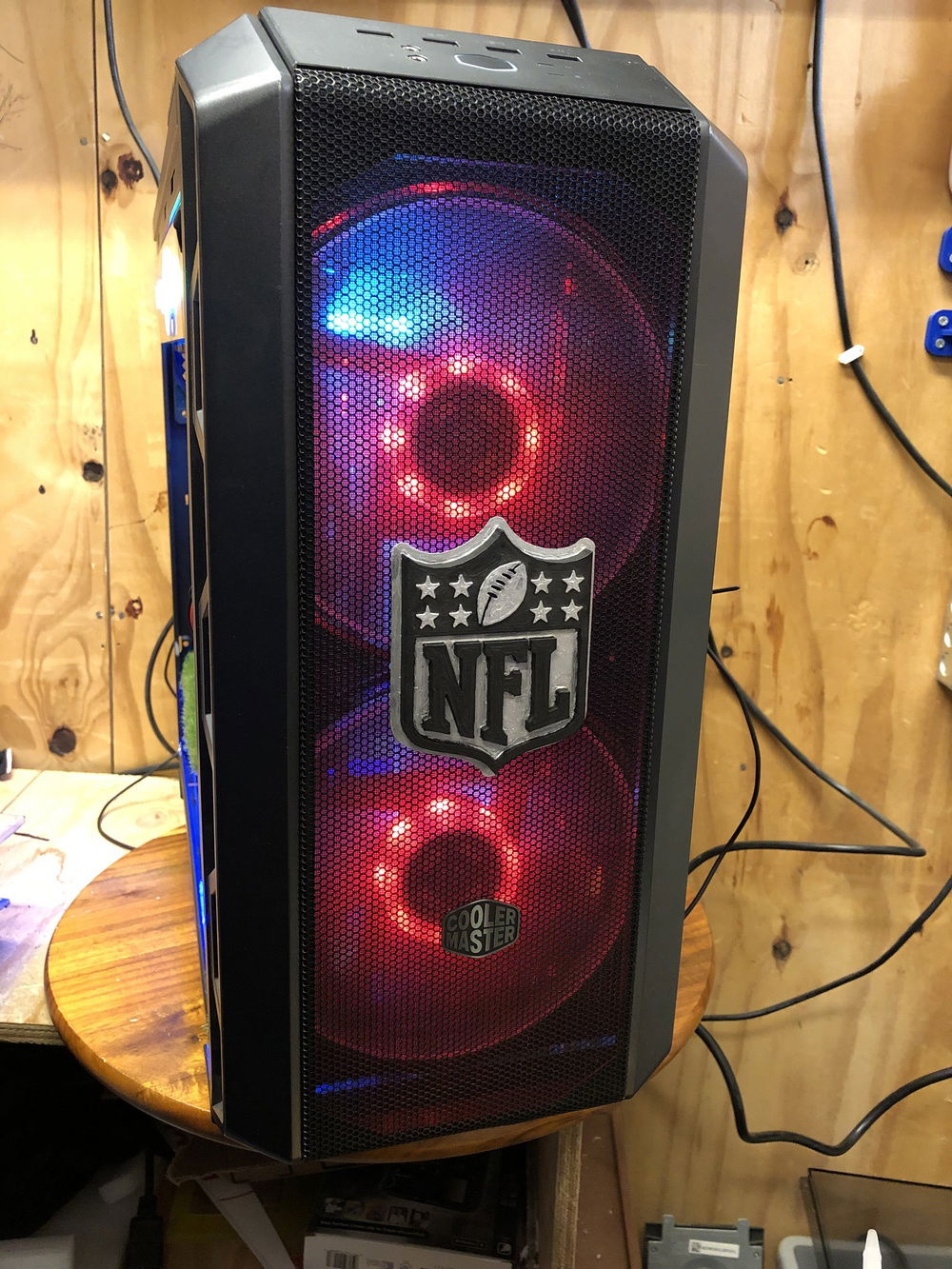 NFL Emblem 3D printed and hand painted