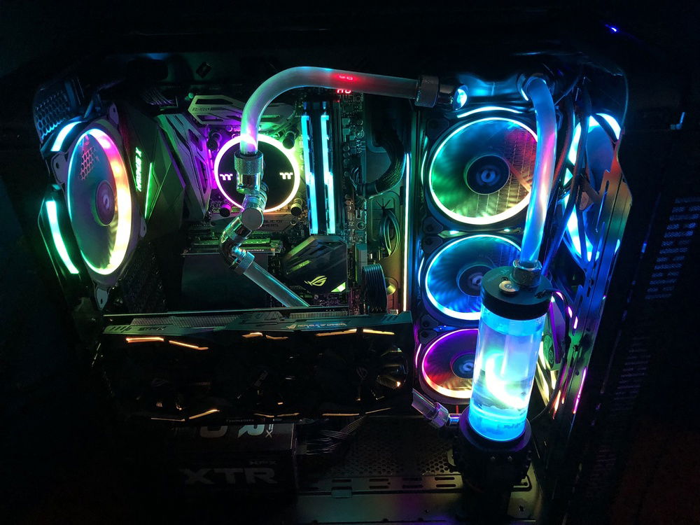 Full Build, case open