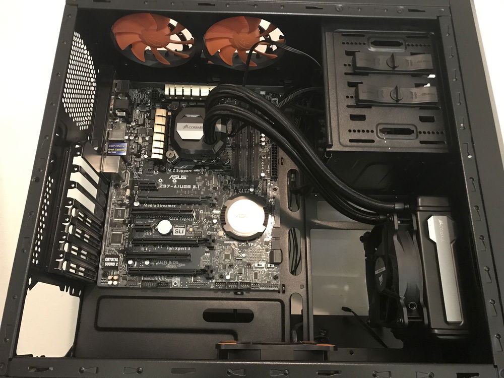 Up the skirt look at the build so far. It will contain a 1080 FE and an Elgato HD60 Pro.