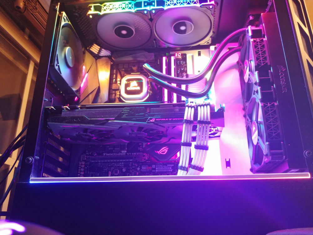 CORSAIR HYDRO Series H100i PRO RGB AIO 240mm Liquid CPU Cooler