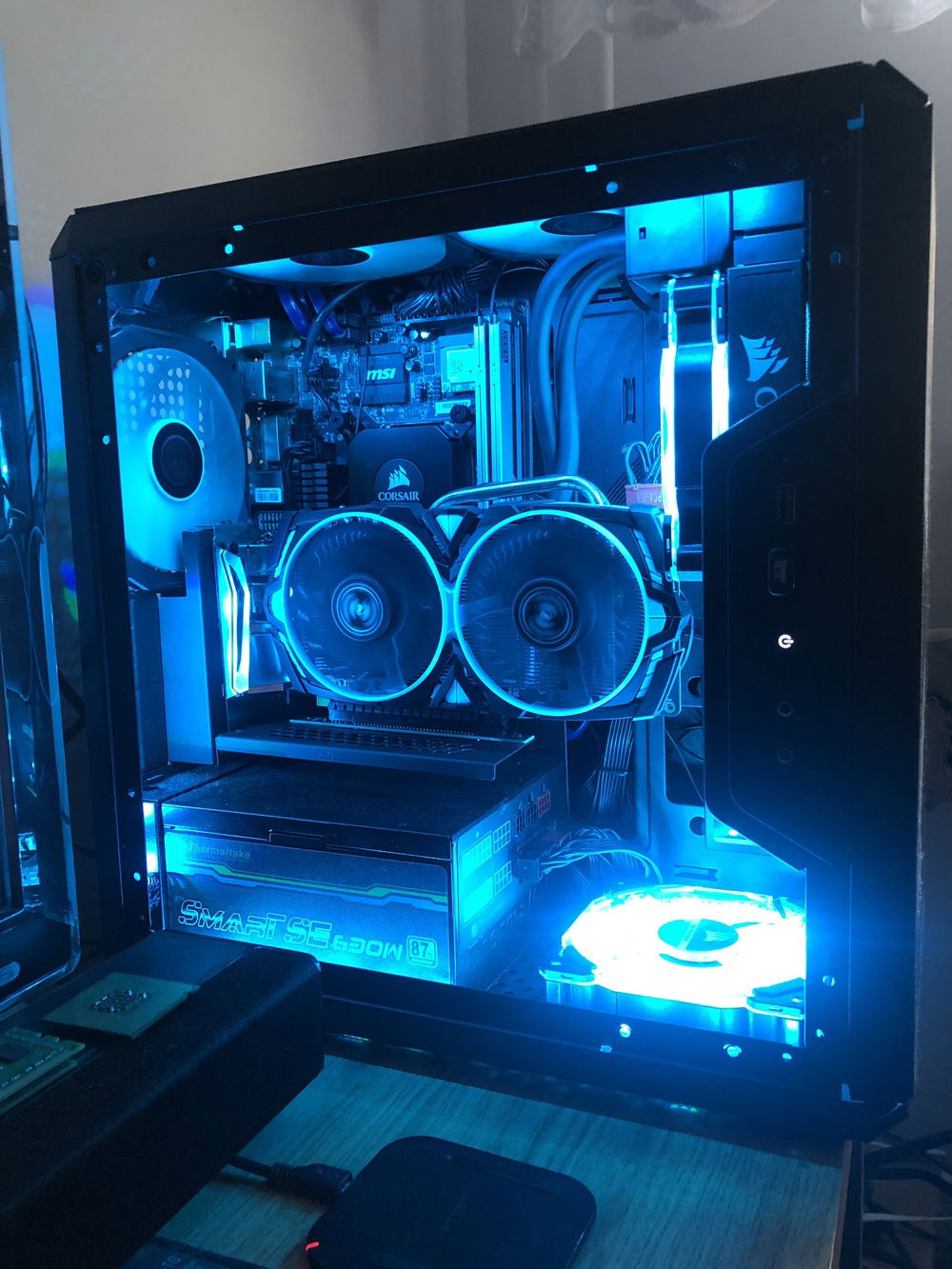 Cablemod vertical pcie bracket fits this case - dremel ftw