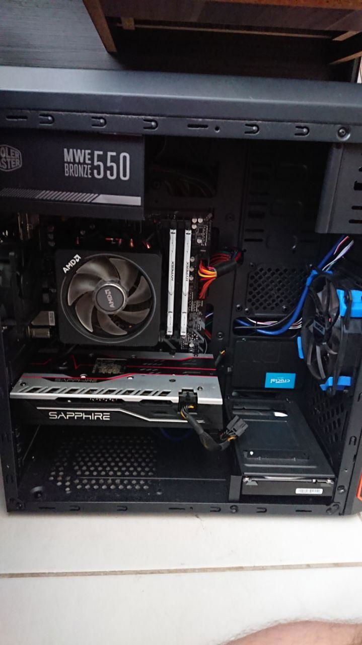 General inside look with computer off