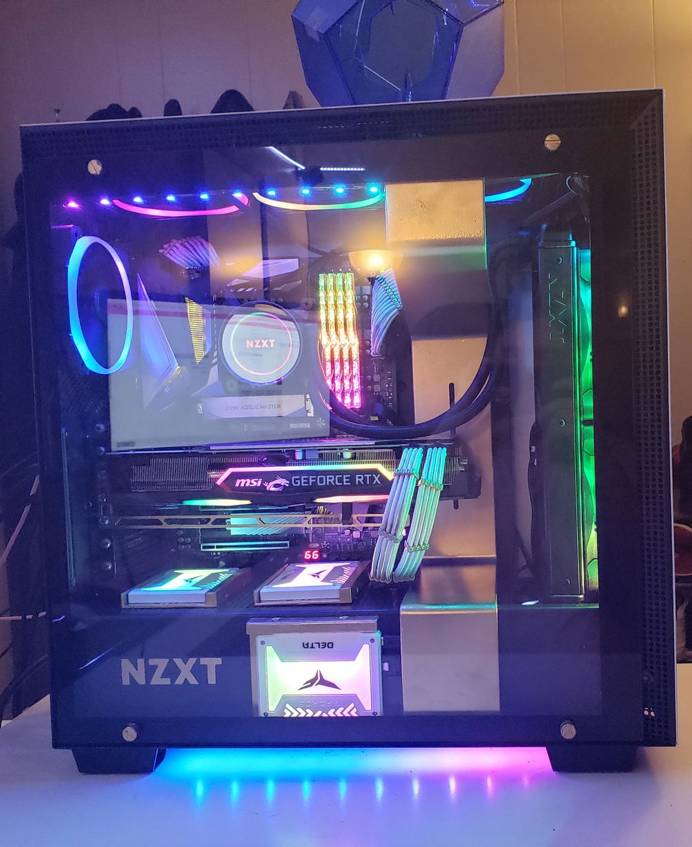 All lights on, with a better show of the underglow.