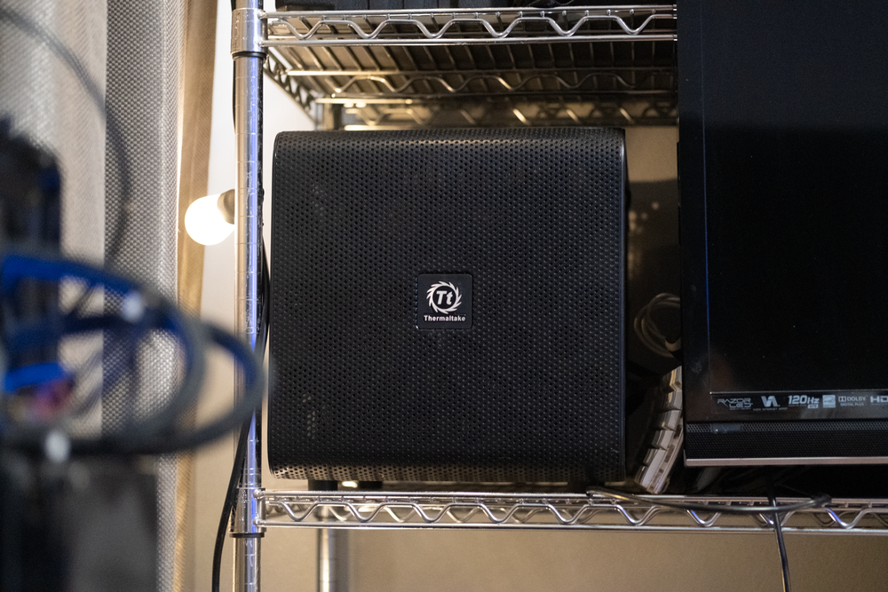 Most of the parts were originally build from this case. with a different AM4+ Motherboard.