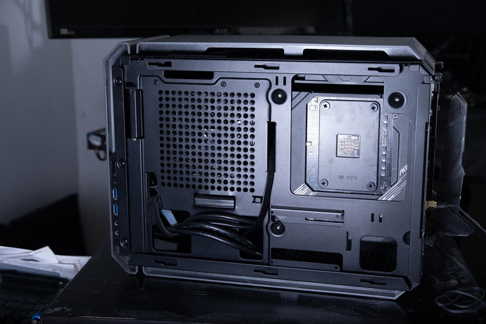Back of the Case. PSU on the left.