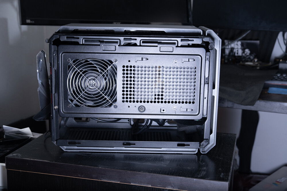 Removed the AIO and replaced with 120mm fan.