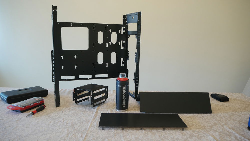 Before Red Spray Paint
