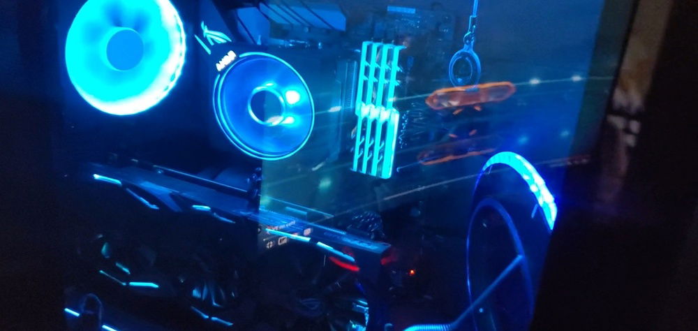 Looking through Glass Side Panel