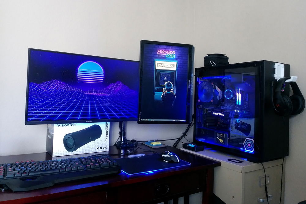 So I have had a few changes to my main build, things have transformed at home needing a PC for the little ones for school. I lost a monitor and gained another 1680x1050 panel for my secondary. Not the 1080p I had before but it will do. I need to update the crap out of my log here but just havent had the time and at that upgrades are going to be dead in the water for the foreseeable future for now due to a list of factors that comes with the current Human Malware issue going on. Review products and writing are basically dead in the water and all funds have to go to just getting by since everyone lost their income in our home. The hardest of which are our massage business, we dont know if we will be able to recover it after this. . . Only time will tell.