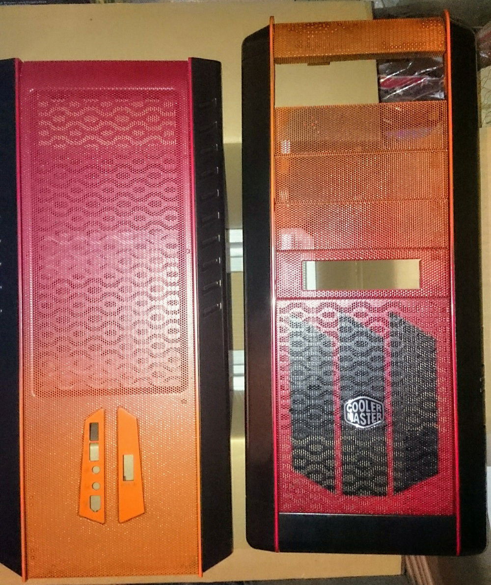 Top and front. Still learning how to spray paint