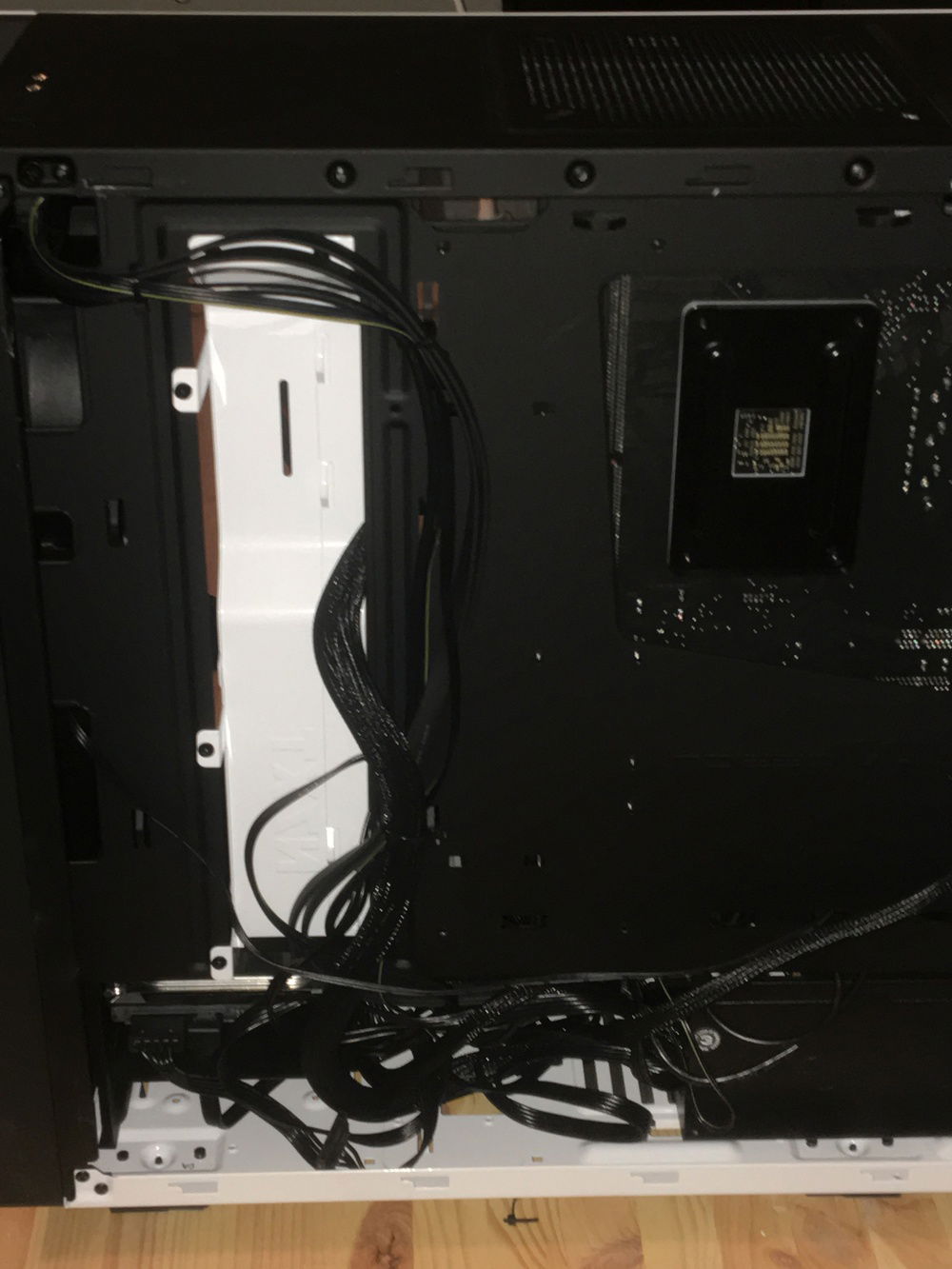 Cable management isn’t my best area but that’s what you get with a non modular