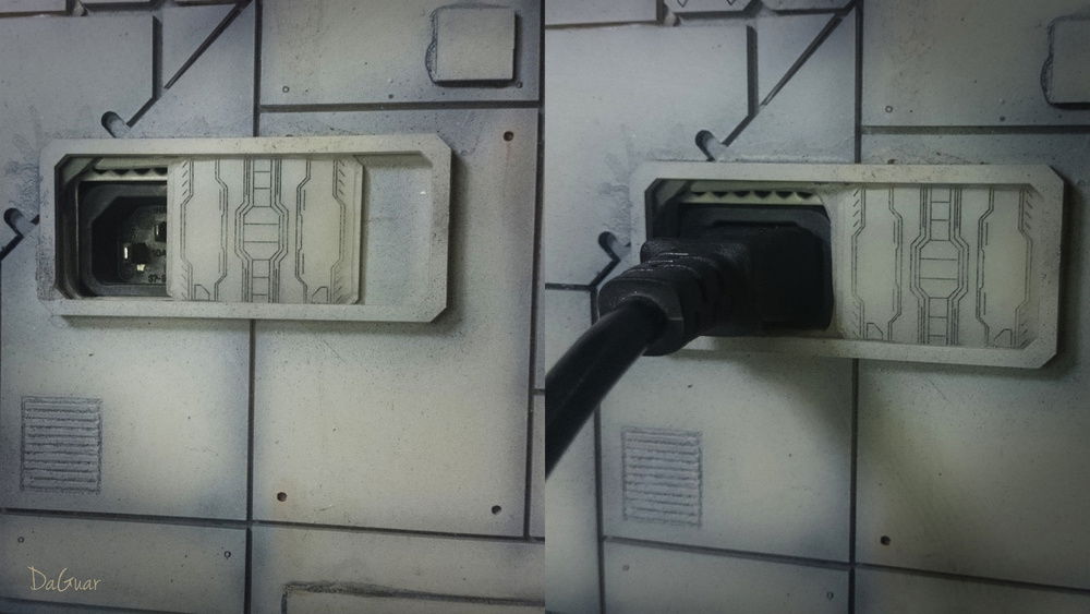 power inlet that can be closed