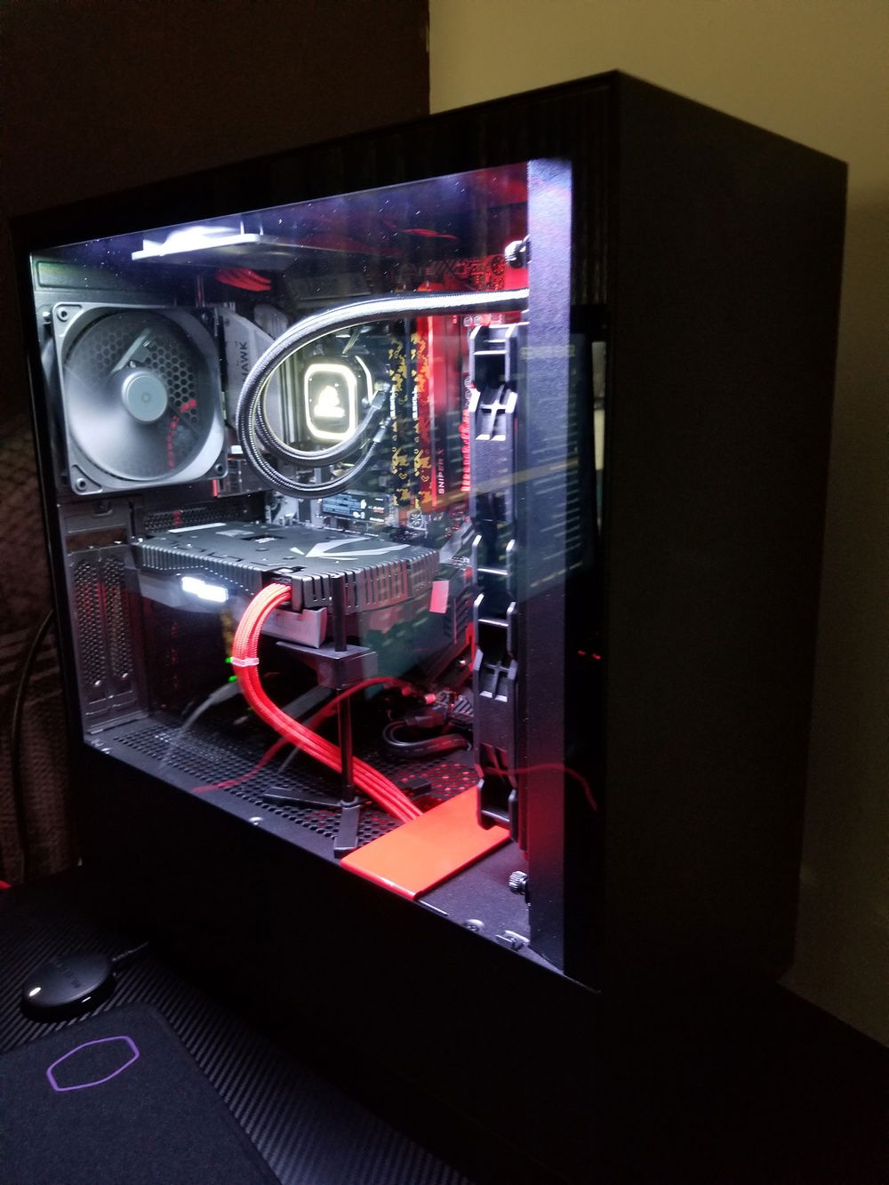 Build when turned on at a different angle.