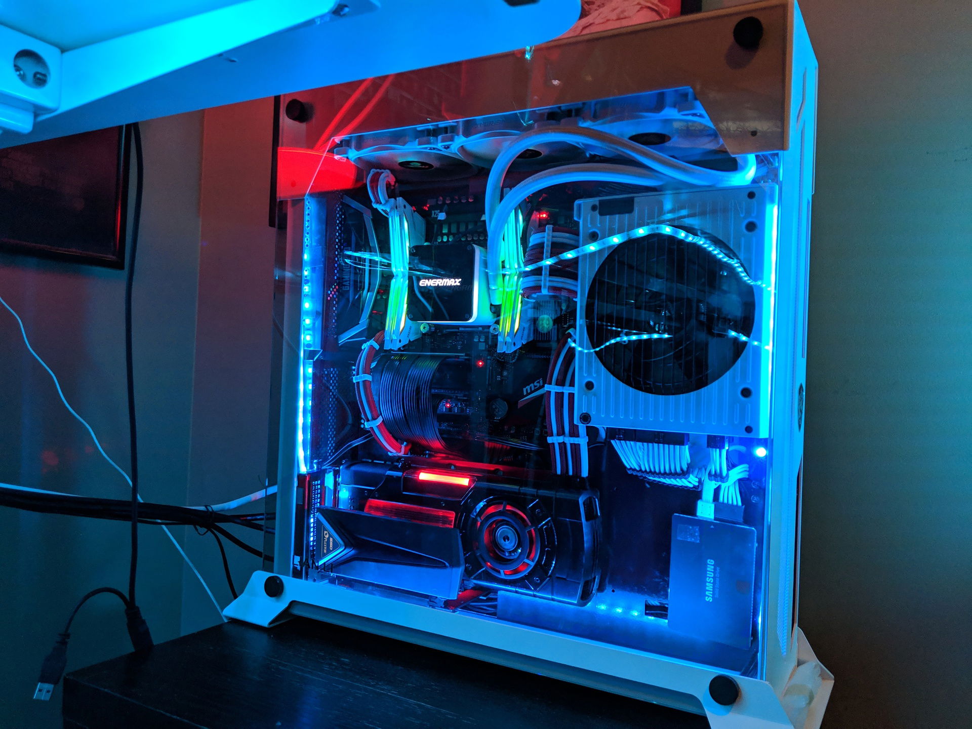 Custom powder coated Lian Li PC06 SX » builds.gg