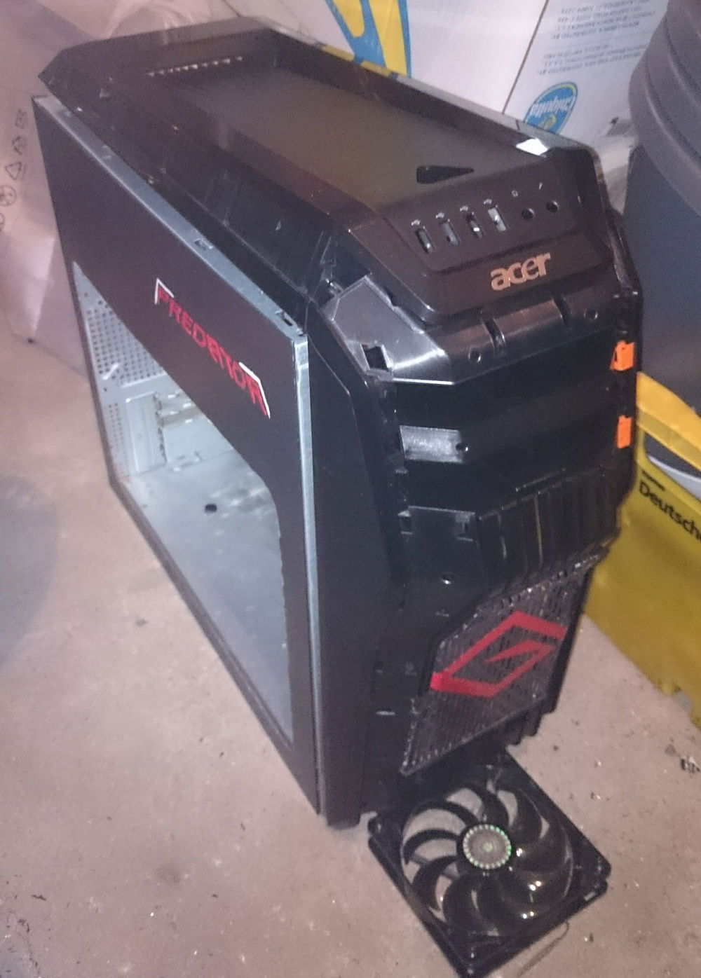 first test with new front and sidepanel