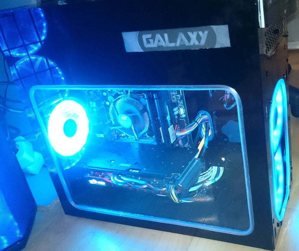 new rgb fans arrived :) shining super bright!