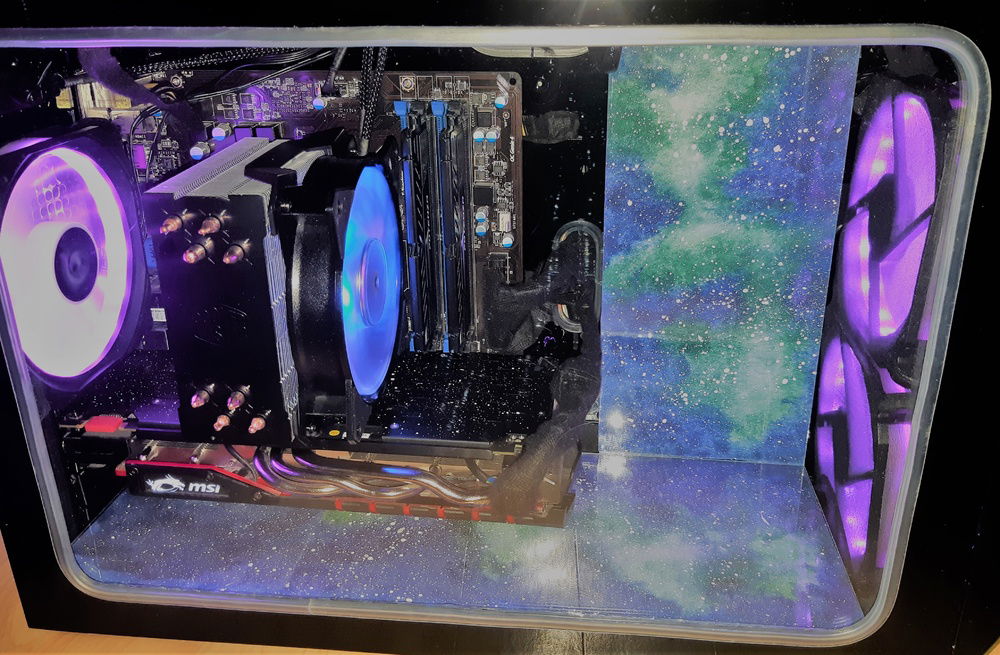 final choice of colours. changing the colour will change the colors of the galaxy