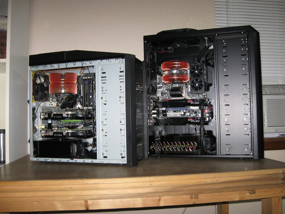 Antec 900 vs Antec 1200: 
780i SLI vs Intel X58 SLI