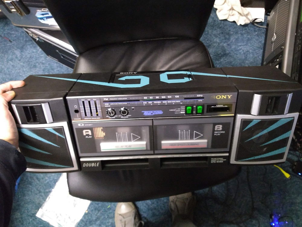 The case all painted up