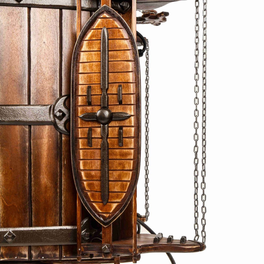 i made my versions of some mercia shields to protect the chains in the back.