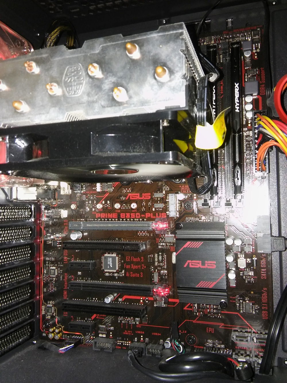 zoom on the mobo.