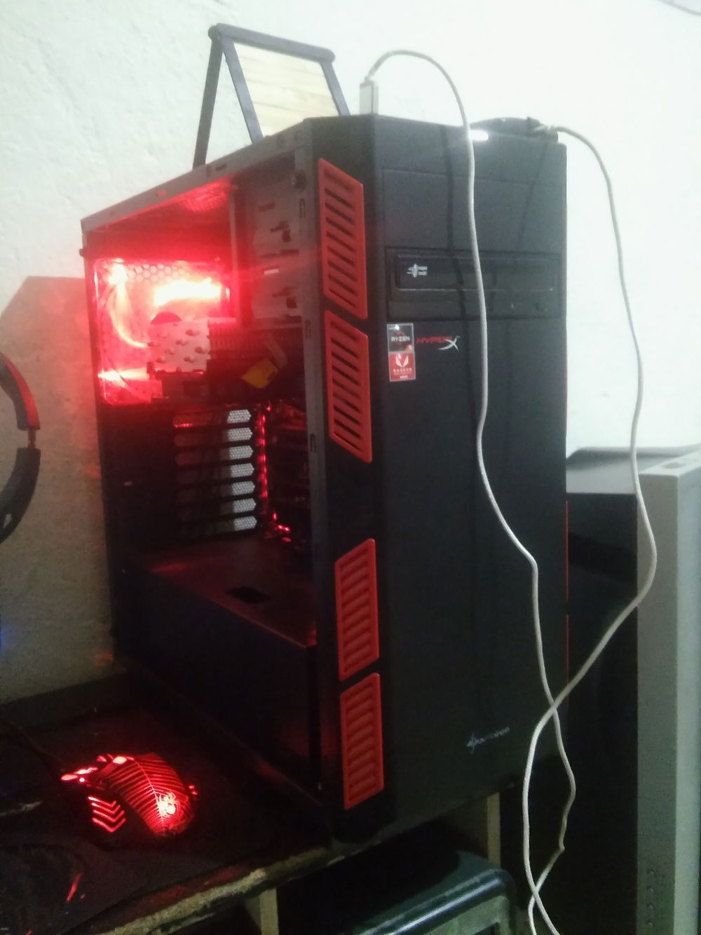 front view w/ open side.