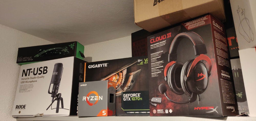 Picture of some of my parts from my setup!