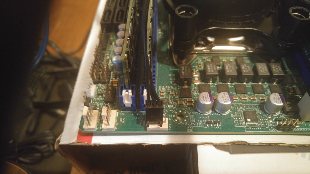 I dont know how the dude that had this last did this but he broke 2 latches for the ram and a clip on a fan header.