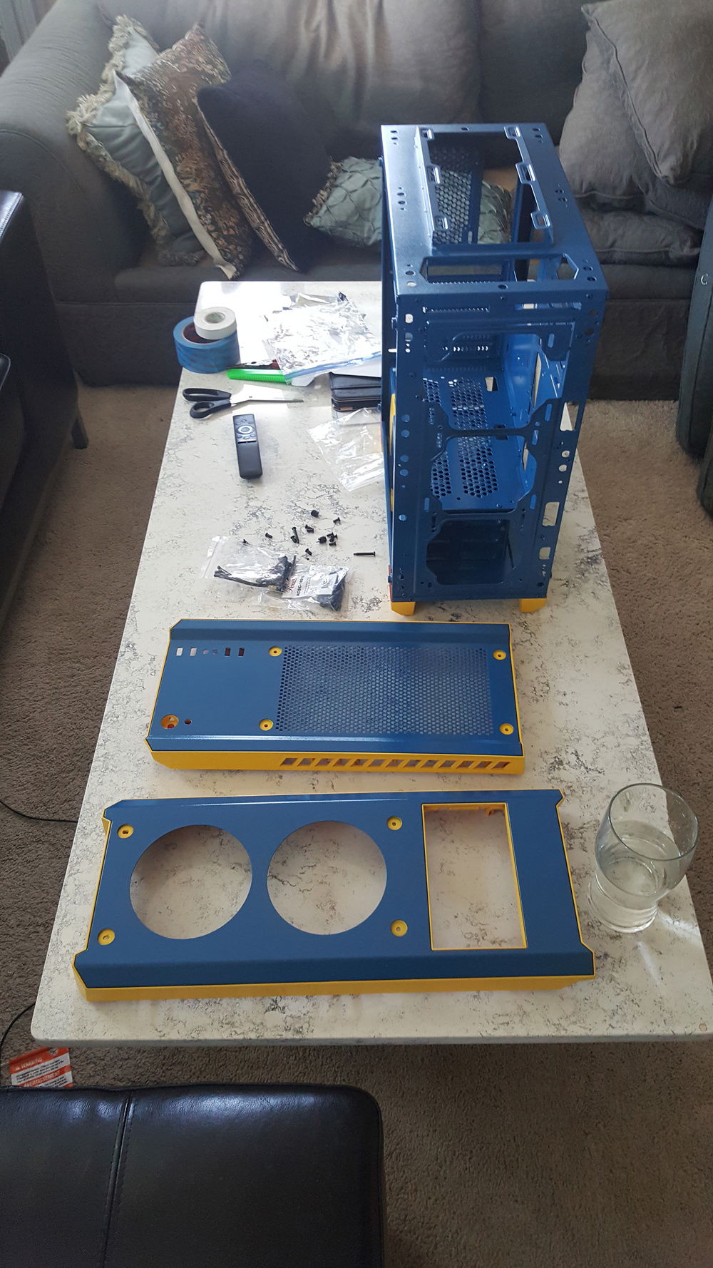 the start of the assembly