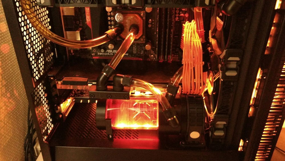 By the power of strategically placed LED strips