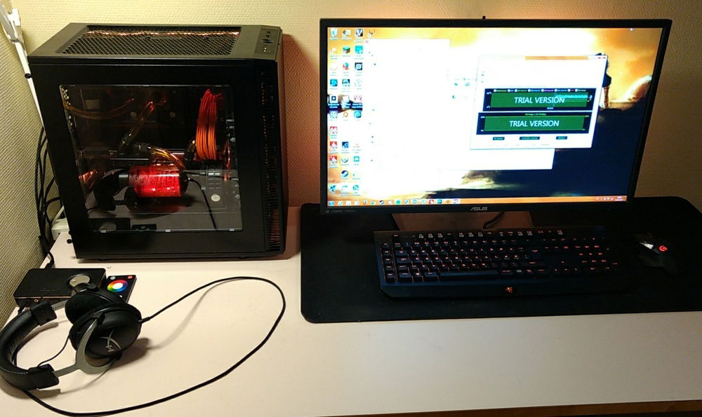 Complete rig.